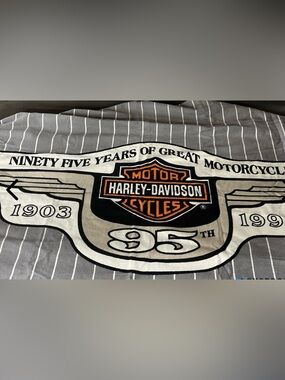 VTG Harley Davidson Snap on Tag Black and Gray Official Licensed Product